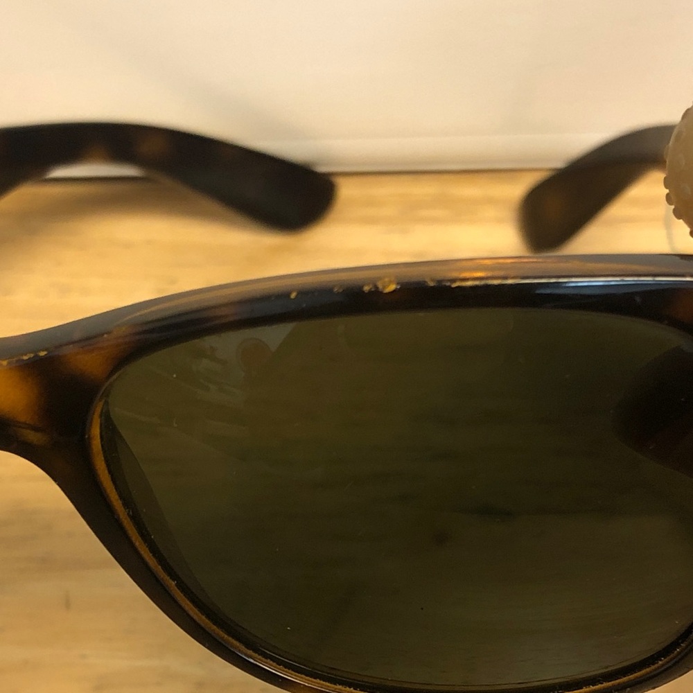 Ray Ban Polarized rub 2132 tortoise with green lens - Picture 5 of 9